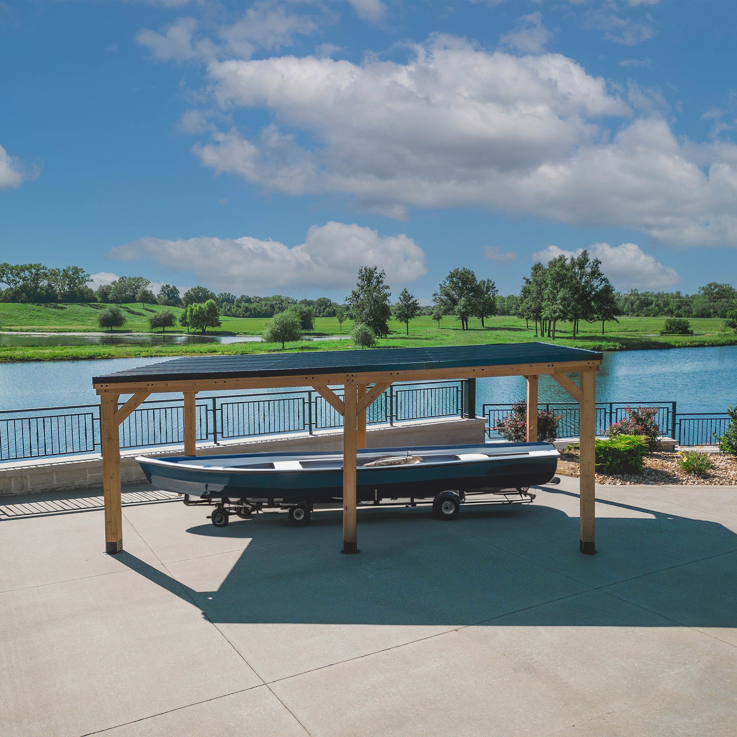 6.2m X 3.7m Kingsport Carport