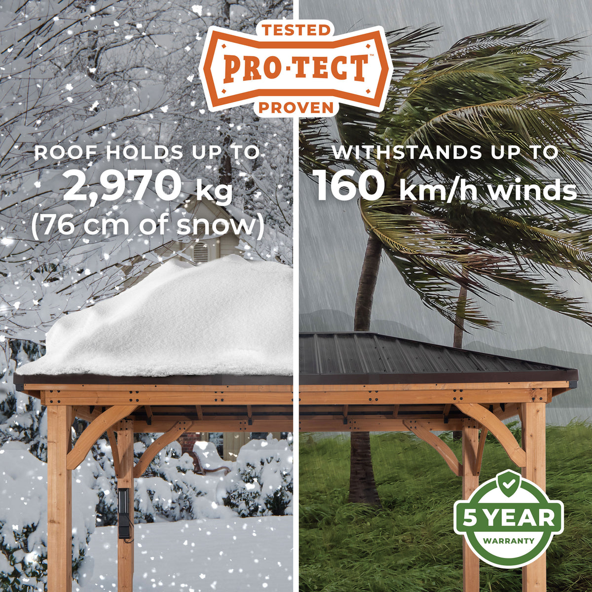 3.7m x 3.1m Barrington Gazebo